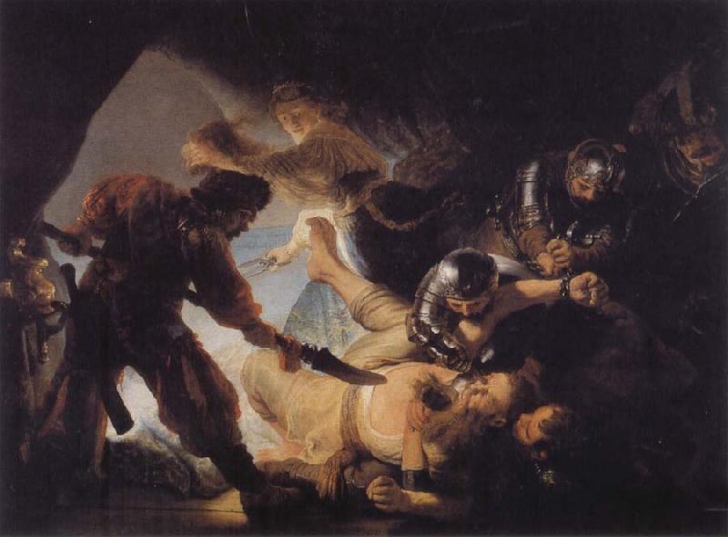 REMBRANDT Harmenszoon van Rijn The Blinding of Samson oil painting picture